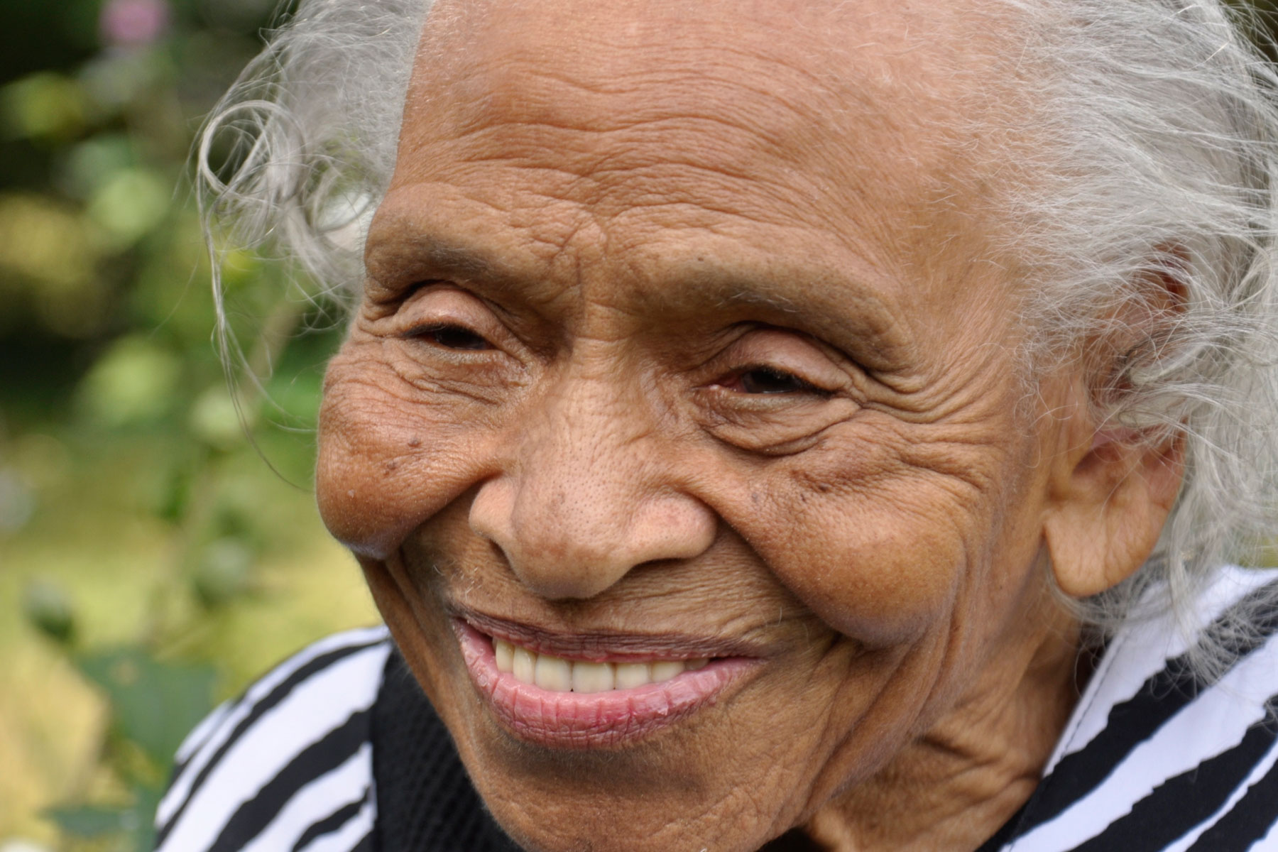 Olivia Hooker, pictured here at 98 years old, was the first African American woman to enter the U.S. Coast Guard. Also the last living survivor of the 1921, Tulsa, Oklahoma Hooker is now 102 years old.
