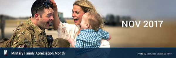 Military Family Appreciation Month November 2017