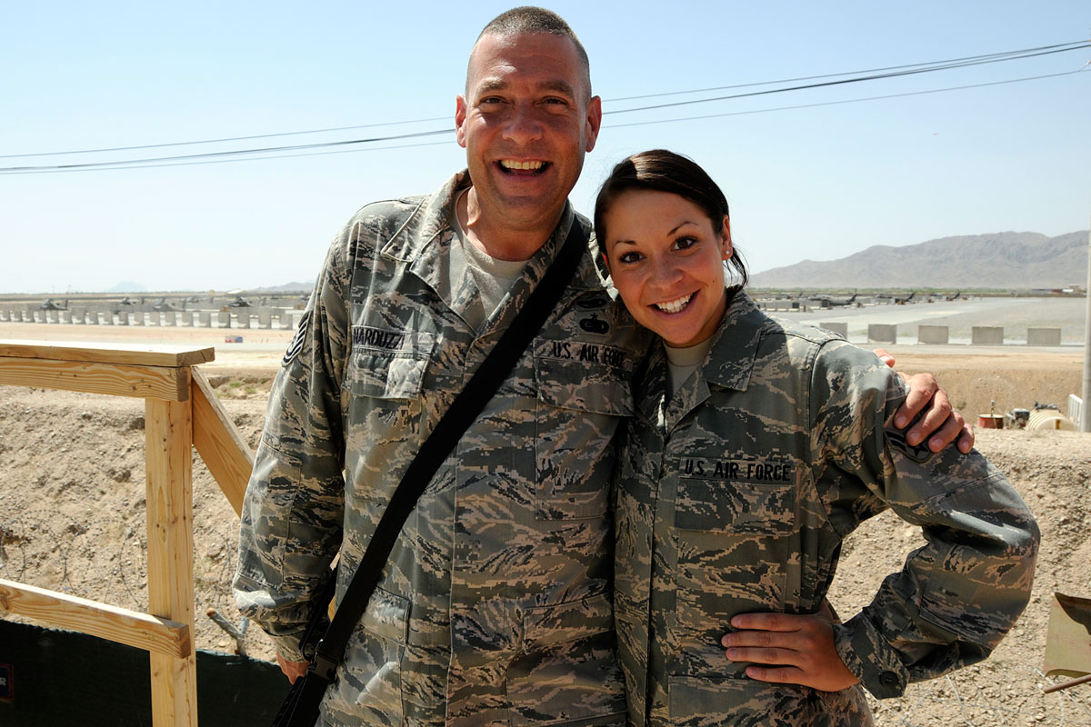 Airman Father and Daughter Deployed to Afghanistan