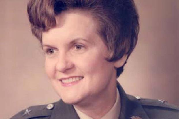 Anna Mae Hays, who pioneered the service's nurse corps and became the U.S military's first female general. (Army Photo)