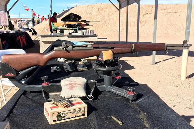 The Civilian Marksmanship generated $196.8 million in revenue from sales of surplus M1 Garand rifles between fiscal years 2008 through 2017, according to the Government Accountability Office. Here, a surplus M1 rifle is shown at SHOT Show 2018. Matthew Cox/Military.com