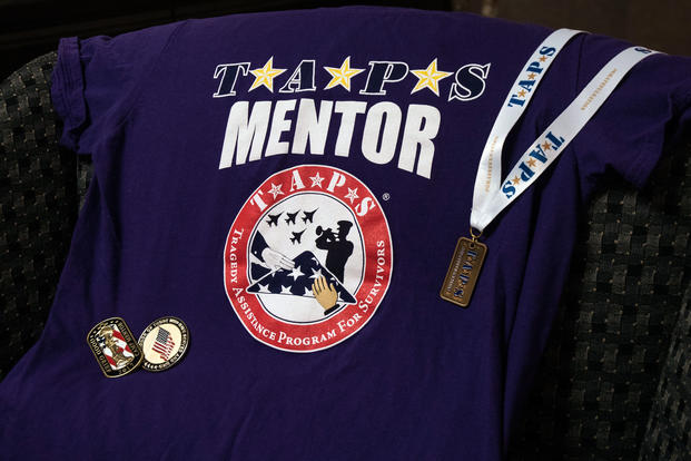 TAPS mentor shirt. (U.S. Air Force/Scarlett Rodriguez)