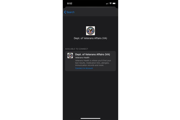 A screenshot of the iPhone health app. 