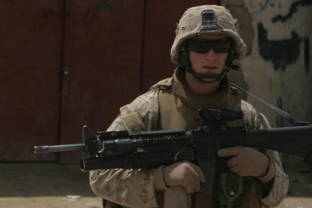 Marine patrols in Iraq