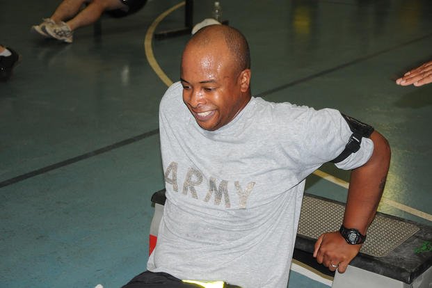 Soldier works on becoming more tactically fit.