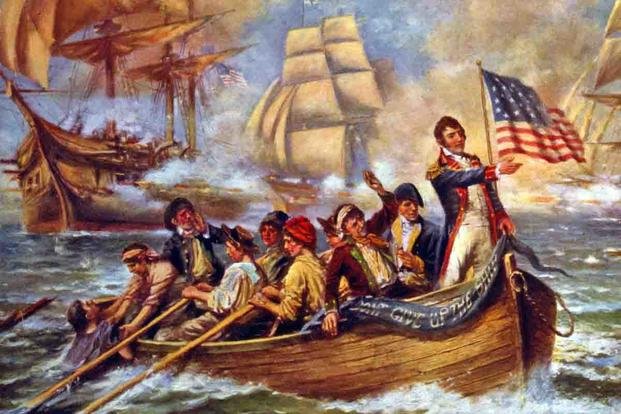 "Hazard" was Oliver Hazard Perry's real middle name, and he lived up to it.