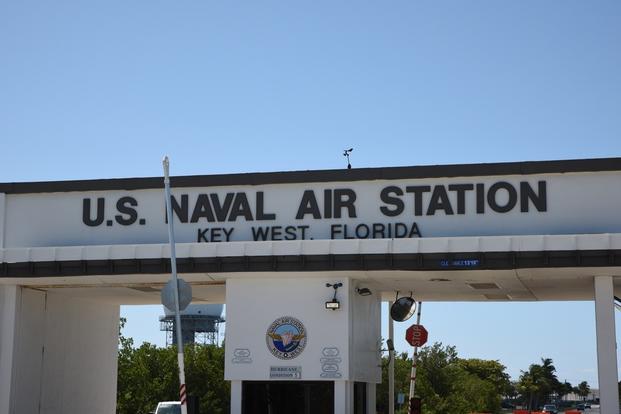 Photo of Naval Air Station Key West’s sign.