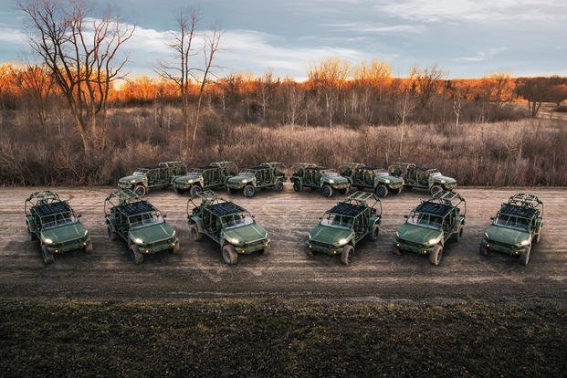 Beyond choosing one of the available variants of the Infantry Squad Vehicle, units can add attachments to enhance mission capability. 