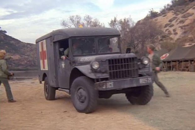 The Dodge M-43 barely made it into the series in the last episode. (CBS) The Dodge M-43 barely made it into the series in the last episode.