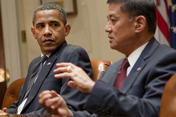 President Obama and VA Secretary Eric Shinseki