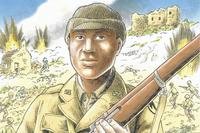 Vernon Baker from the cover of AUSA graphic novel &quot;Medal of Honor: Vernon Baker.&quot;