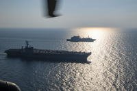 aircraft carrier eisenhower arabian gulf houthi rebels