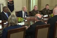 Biden Meets With Defense Leaders at White House