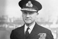 Portrait shot of Admiral Sir Bertram Ramsay who was in charge of the naval evacuation at Dunkirk. Photograph taken at his London Headquarters in October 1943.