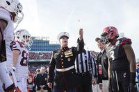 Marine Corps Sgt. Maj. Bryan B. Battaglia, the senior enlisted advisor to the chairman of the Joint Chiefs of Staff, attends the 2014 Military Bowl at Navy-Marine Corps Memorial Stadium in Annapolis, Md., Dec. 27, 2014. (DoD/Army Staff Sgt. Sean K. Harp)