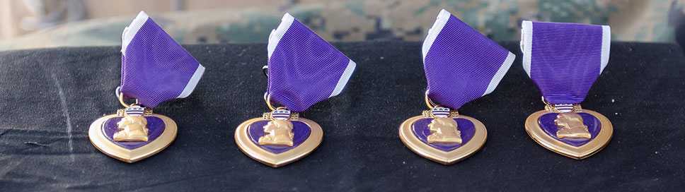 The Purple Heart military award (U.S. Army)