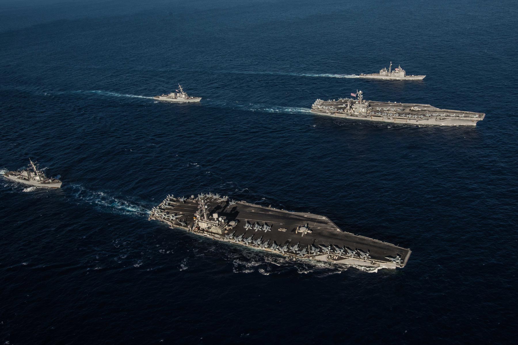 Us Positions 2 Carriers In Philippine Sea In Show Of Strength To China 