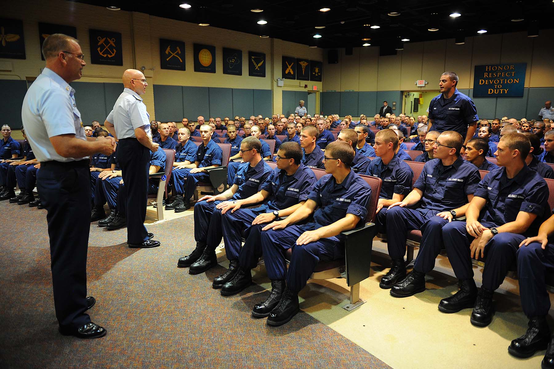 Coast Guard Boot Camp Timeline at a Glance