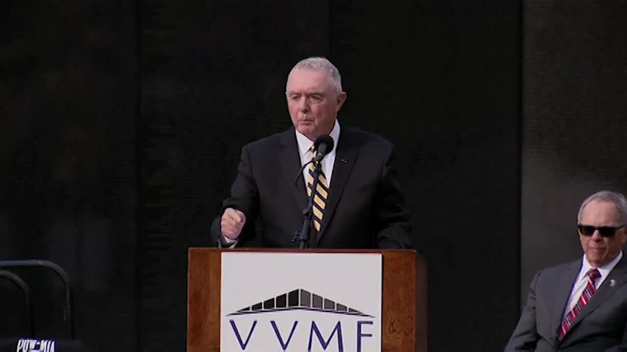 Veterans Day Observance Held at Vietnam Memorial