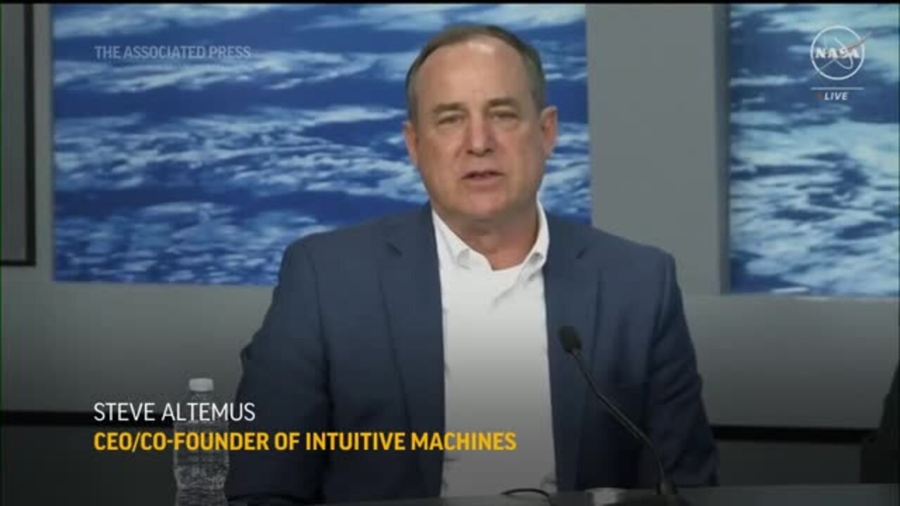 Private US Lunar Lander Tilted Over at Touchdown, Company Says