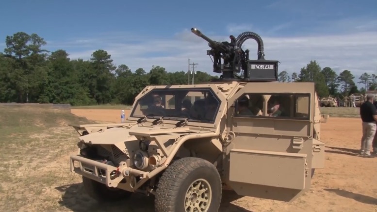 WATCH Army Test Fires 30mm Cannons From New Recon Vehicles Military