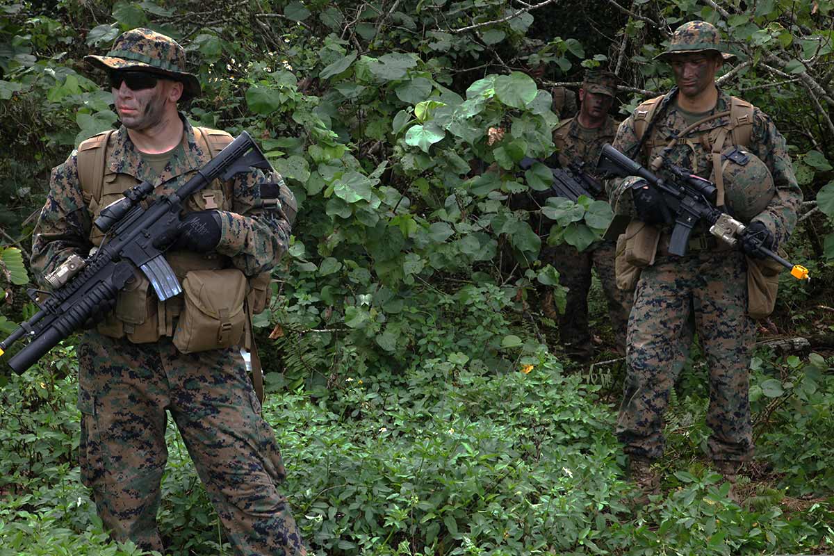 US Marine Corps Woodland Jungle Blouse Digital Camoflauge Shirt 
