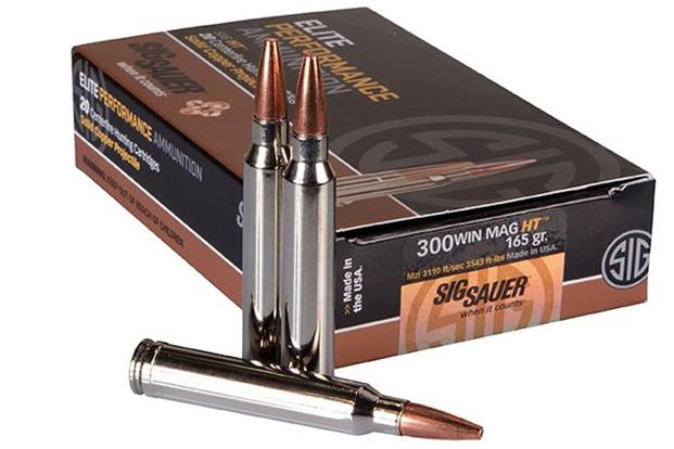 Sig Sauer is now offering .300 Win Mag in its high-performance, copper hunting ammunition. (Photo: Sig Sauer)