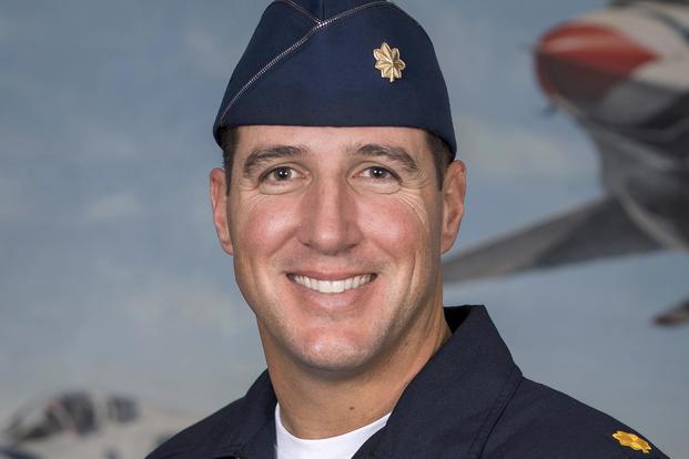 Maj. Stephen Del Bagno was killed in a crash near Nellis Air Force Base, Nevada, on April 4, 2018. Photo via Air Force Thunderbirds website