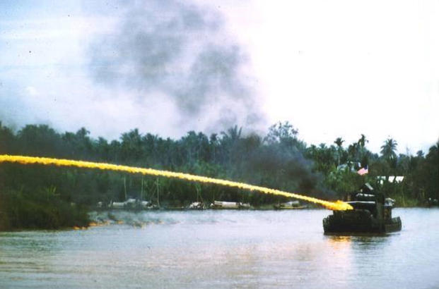 Barbecue from a "Zippo Monitor" in Vietnam. (Wikimedia Commons)