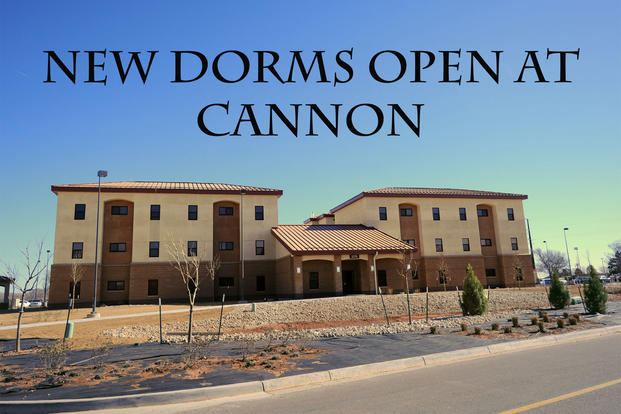 New dorms open at Cannon Air Force Base (U.S. Air Force graphic/Airman 1st Class Shelby Kay-Fantozzi)