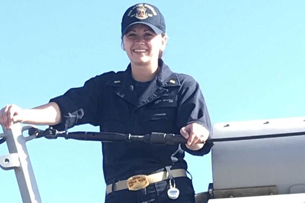 Ens. Sarah Mitchell, 23, of Feasterville, Penn.  Ens. Mitchell, died from injuries sustained aboard USS Jason Dunham (DD 109), July 8, 2018. (U.S. Navy Photo)