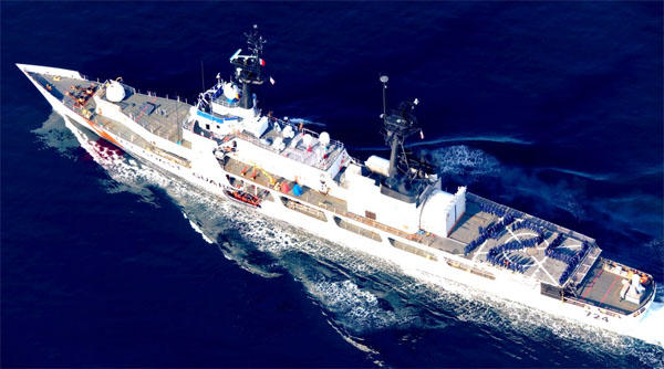 One of the Coast Guard cutters named after Coast Guard hero and Medal of Honor recipient Douglas Munro. (Coast Guard photo)