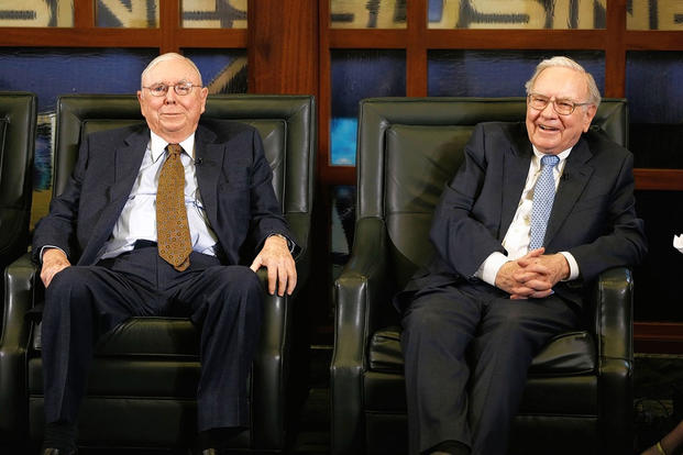Charles Munger and Warren Buffet. (AP Images)