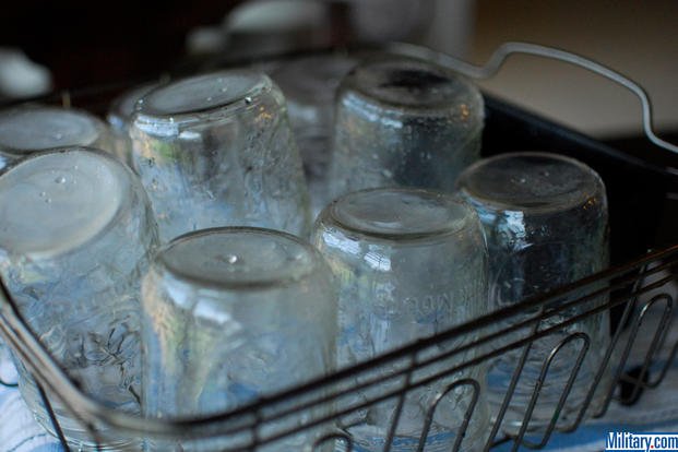 Start by washing your jars. (Military.com)