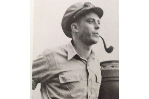 Fresh from Harvard, young Ben Bradlee, destined to be one of the great newspaper editors of the 20th century, is shown as a newly commissioned naval officer in 1942.