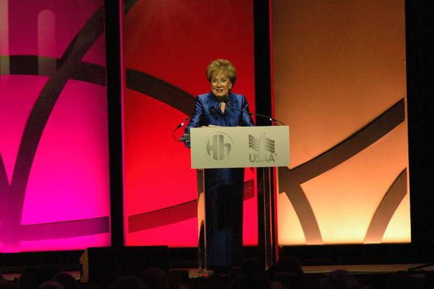 Former Senator Elizabeth Dole became interested in the work and challenges military caregivers have when she had to take care of her husband who had served. (Dorothy Mills-Gregg/Military.com)