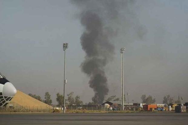 A burn pit in Balad, Iraq. (Photo courtesy Dan Clare)