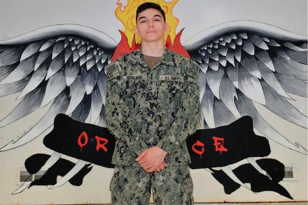 Aviation Ordnanceman Airman Apprentice Ethan Goolsby, 20, from San Antonio, Texas. (Courtesy Goolsby Family)
