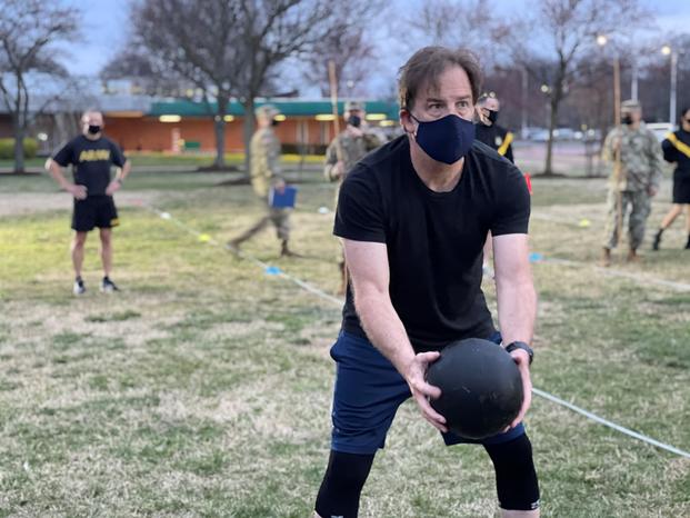 Matthew Cox took the Army’s new combat fitness test (ACFT) at Ft. Myer