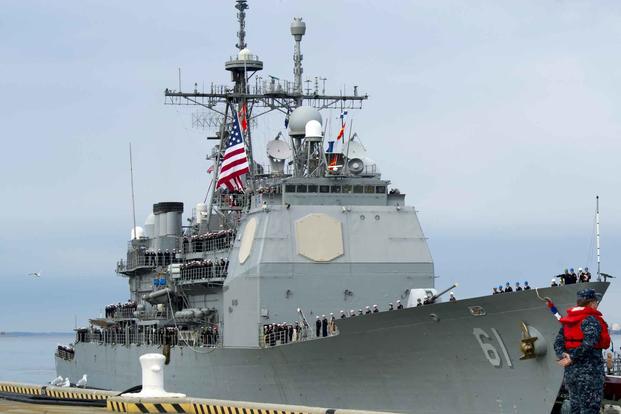 US Navy Ships Guided-Missile Cruiser