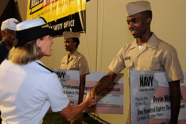 Navy ROTC scholarships handed out