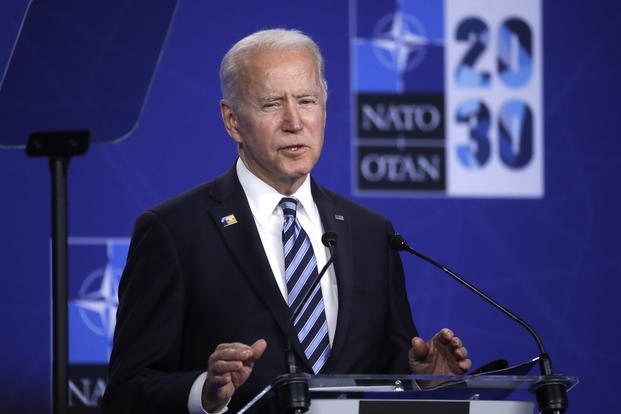 President Biden speaks at NATO summit in Brussels