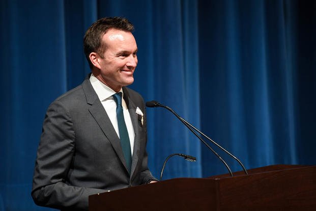 Secretary of the Army Eric Fanning delivers speech at the Pentagon.