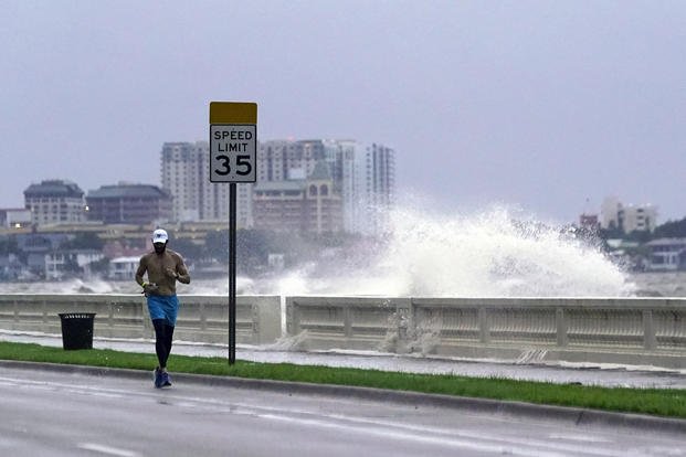 Tropical Storm Elsa in Tampa, Fla.