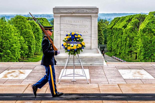 Tomb of the Unknown Soldier at Arlington National Cemetery