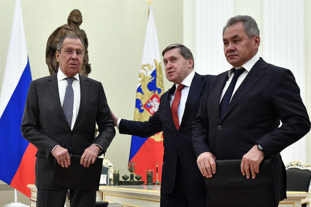 Russia-Turkey talks in the Kremlin in Moscow, Russia
