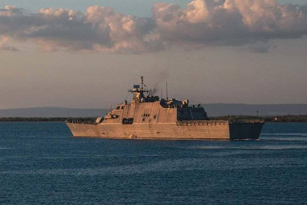 The Freedom-variant littoral combat ship USS Milwaukee