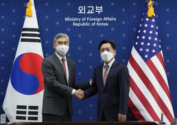 meeting at the Foreign Ministry in Seoul, South Korea