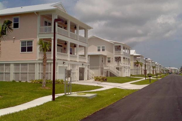 A 111-home family housing development at an annex of Naval Air Station Key West.
