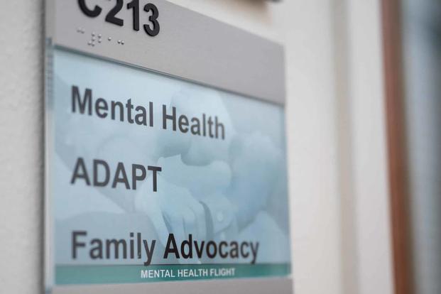 A room plaque for mental health facility.